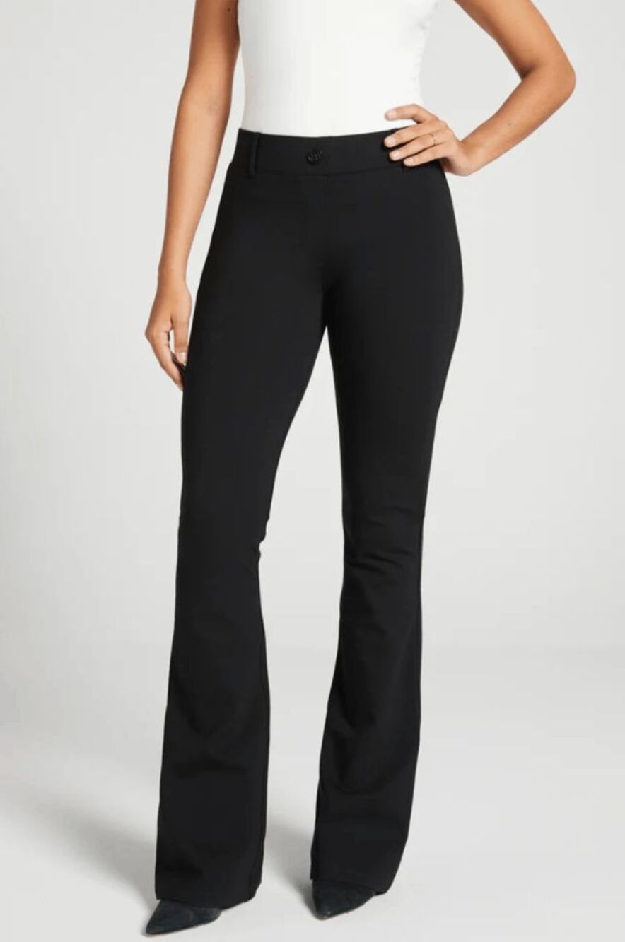 New Betabrand Black Bootcut Classic Dress Pant Yoga Pants Medium Short Petite